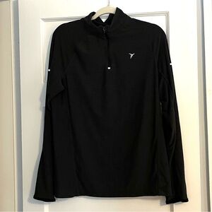 Old Navy Active Black Quarter-Zip Pullover